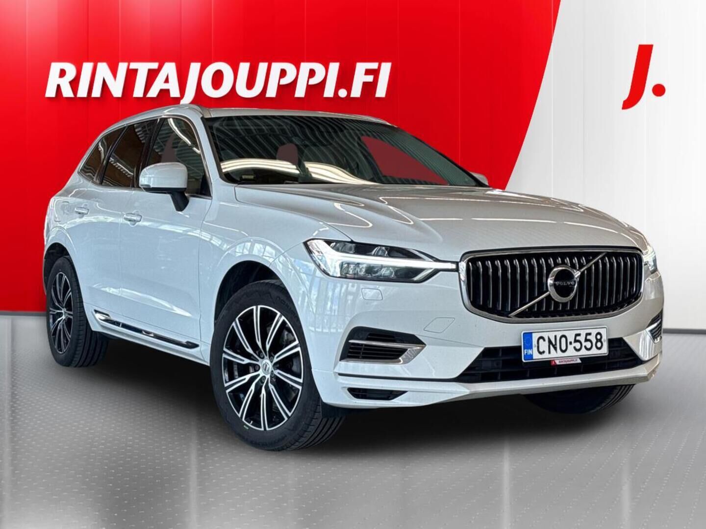 Valkoinen Volvo XC60